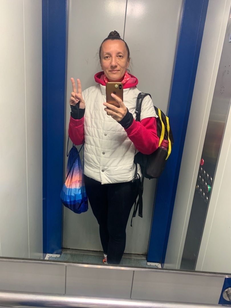 Готовилась к медведям основательно.