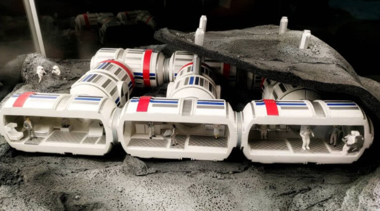 Лунная база или колония по советскому проекту