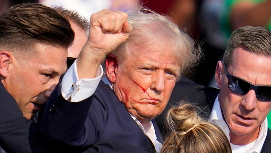 На сайте Дональда Трампа продаются кроссовки с «знаковым изображением» экс-президента, сделанным во время покушения. Сколько они стоят?