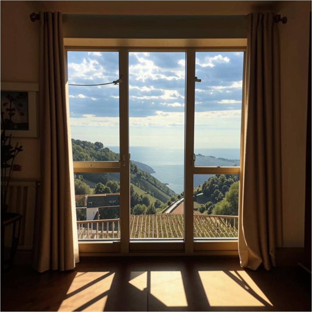 2 потрясающих вида из окна