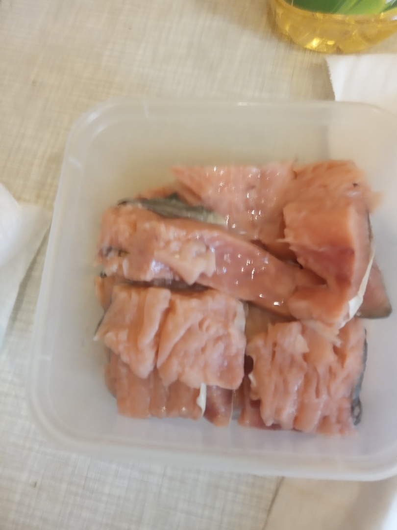 Как я солила горбушу.