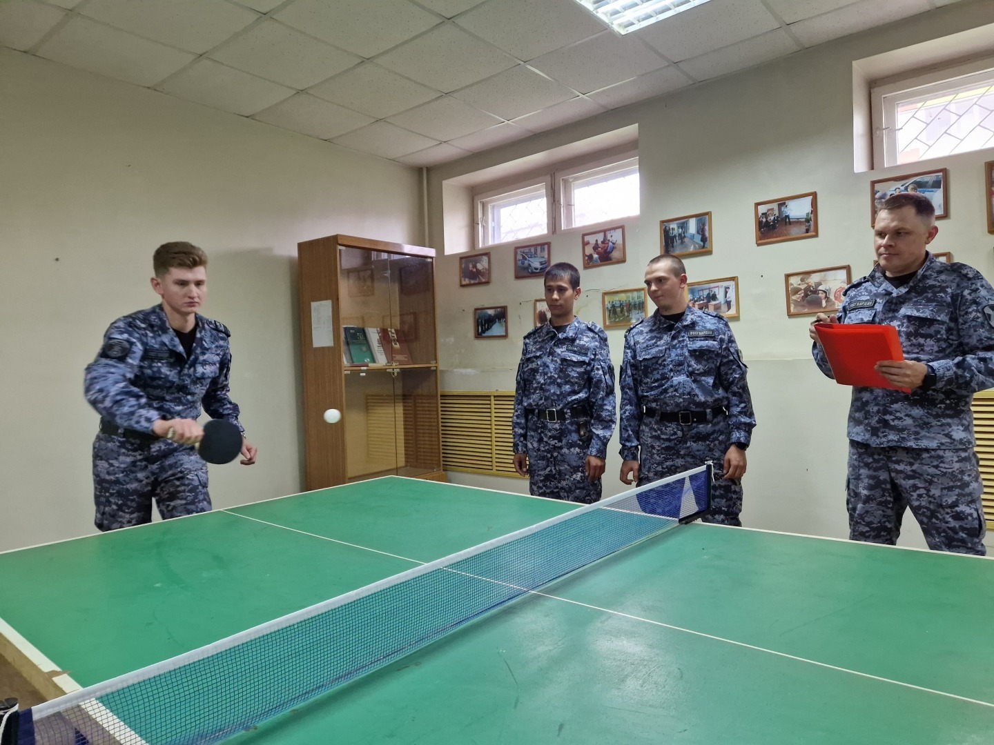 Росгвардейцы Башкортостана приняли участие в турнире по настольному теннису