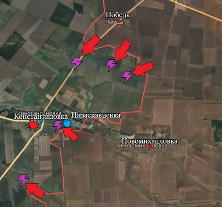 Новая карта боевых действий на Украине от 31.07.2024. ВС РФ активизировали усилия в районе Работино и отбили шесть километров на Северском фронте