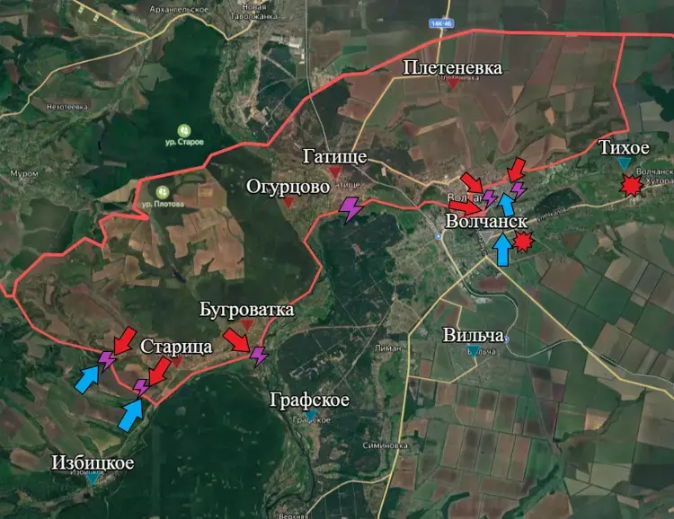 Новая карта боевых действий на Украине от 31.07.2024. ВС РФ активизировали усилия в районе Работино и отбили шесть километров на Северском фронте