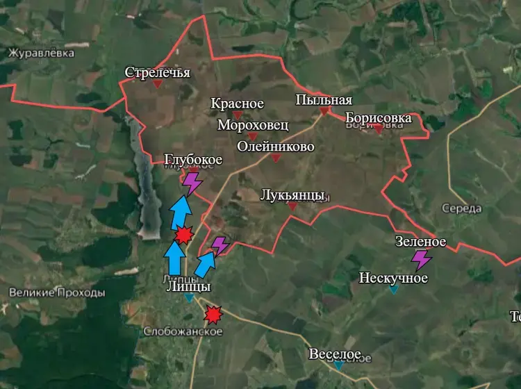 Новая карта боевых действий на Украине от 31.07.2024. ВС РФ активизировали усилия в районе Работино и отбили шесть километров на Северском фронте