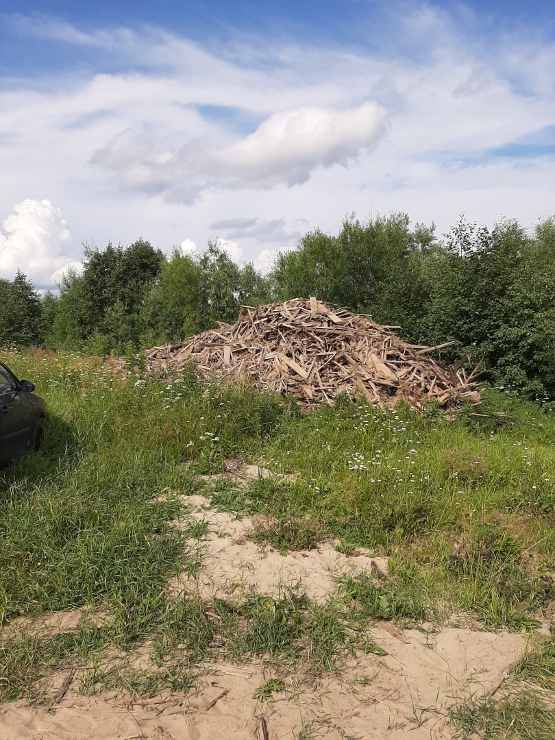 Спуск к пляжу на деревенском острове завален деревянными палками: это опасно для отдыхающих и наносит вред экологии