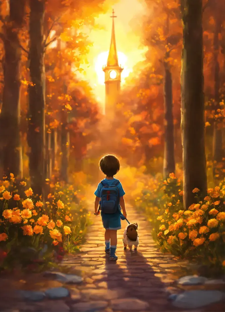 Сказка про мальчика Тёму и говорящего кота.