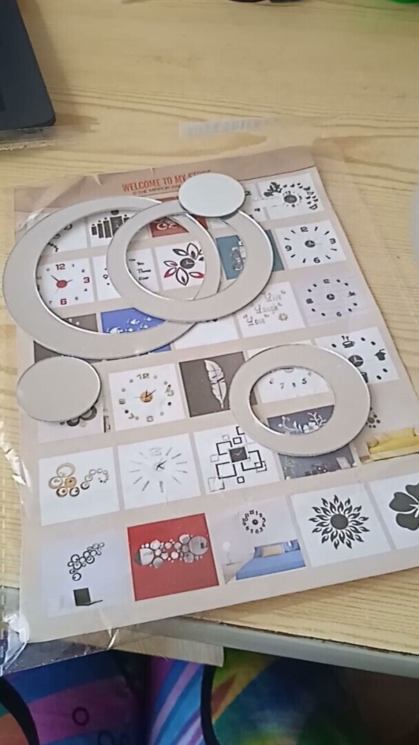 😊😋Дело было вечером, делать было нечего!) Декор для шкафа-купе в виде интерьерных зеркальных наклеек!) Личный лайфхак!😉😜