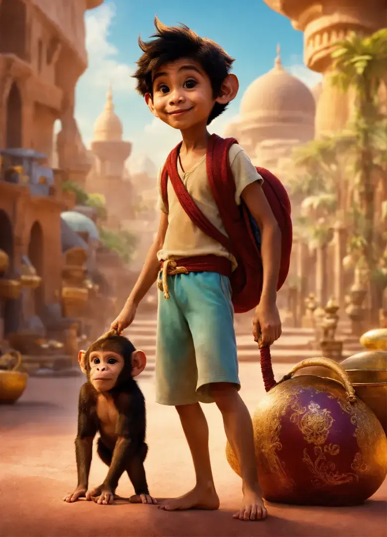 Детская сказка на ночь, приключения Тёмы в Африке.