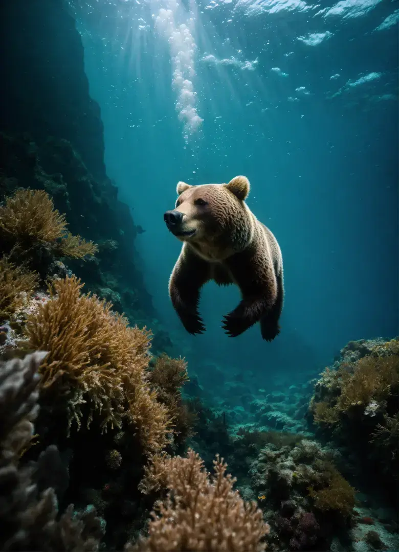 Добрая детская сказка на ночь, о приключениях Тёмы и плюшевого Мишки в Подводном Королевстве.