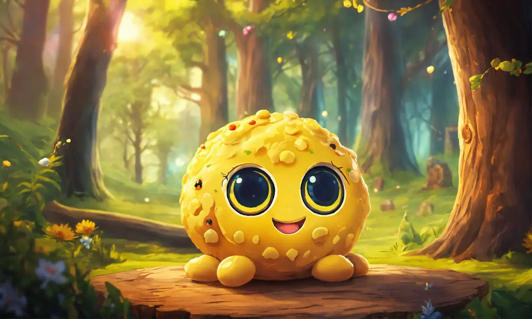 Детская сказка на ночь, о приключениях Вани и Волшебного Колобка.