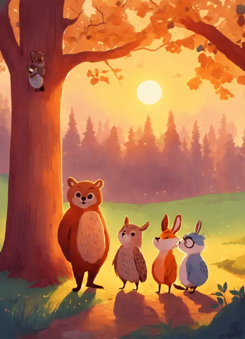 Детская сказка на ночь, про храброго петушка и злого волка.