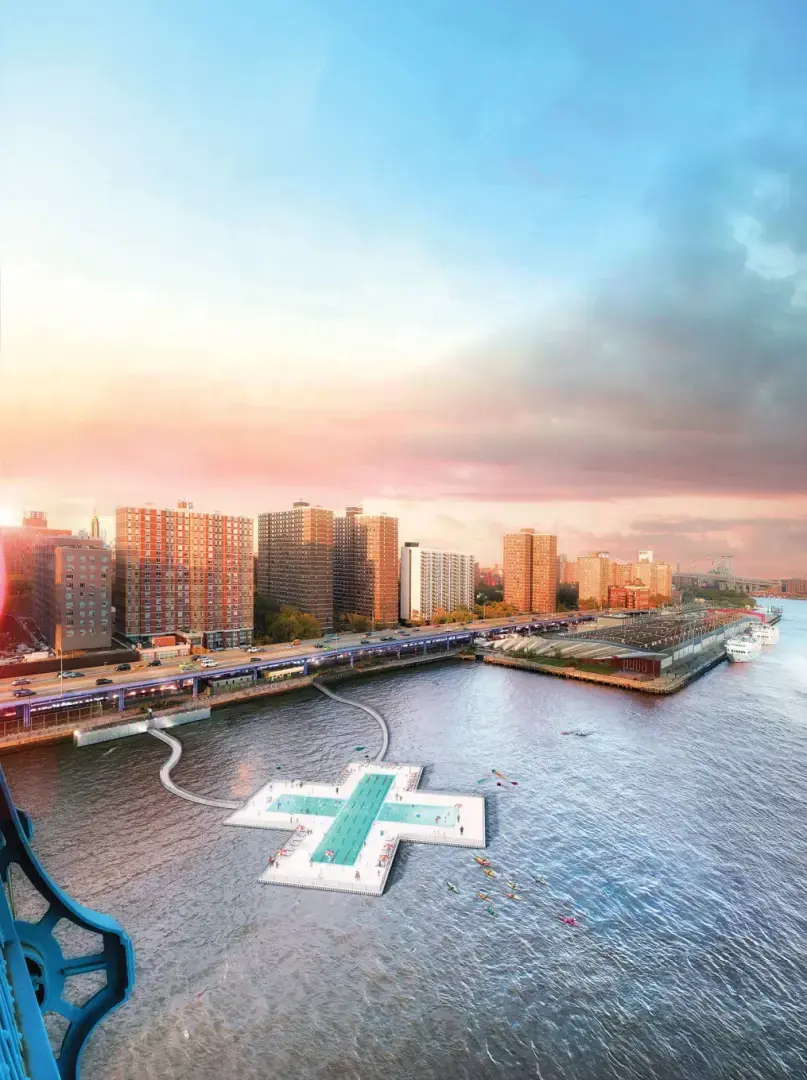 Нью-Йорк стал на шаг ближе к созданию долгожданного плавучего бассейна на Ист-Ривер