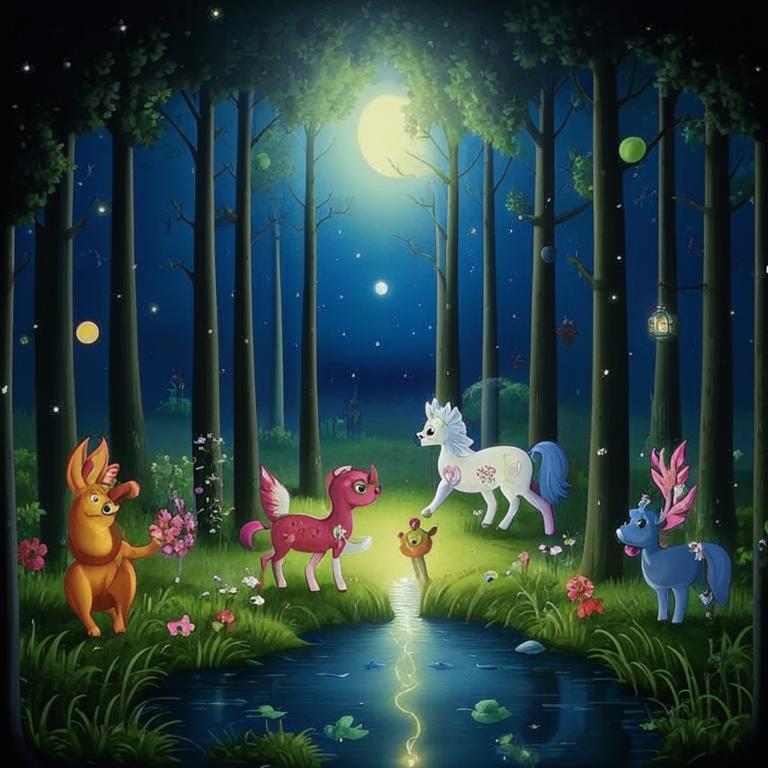 Детская сказка на ночь, о приключениях маленькой звёздочки.