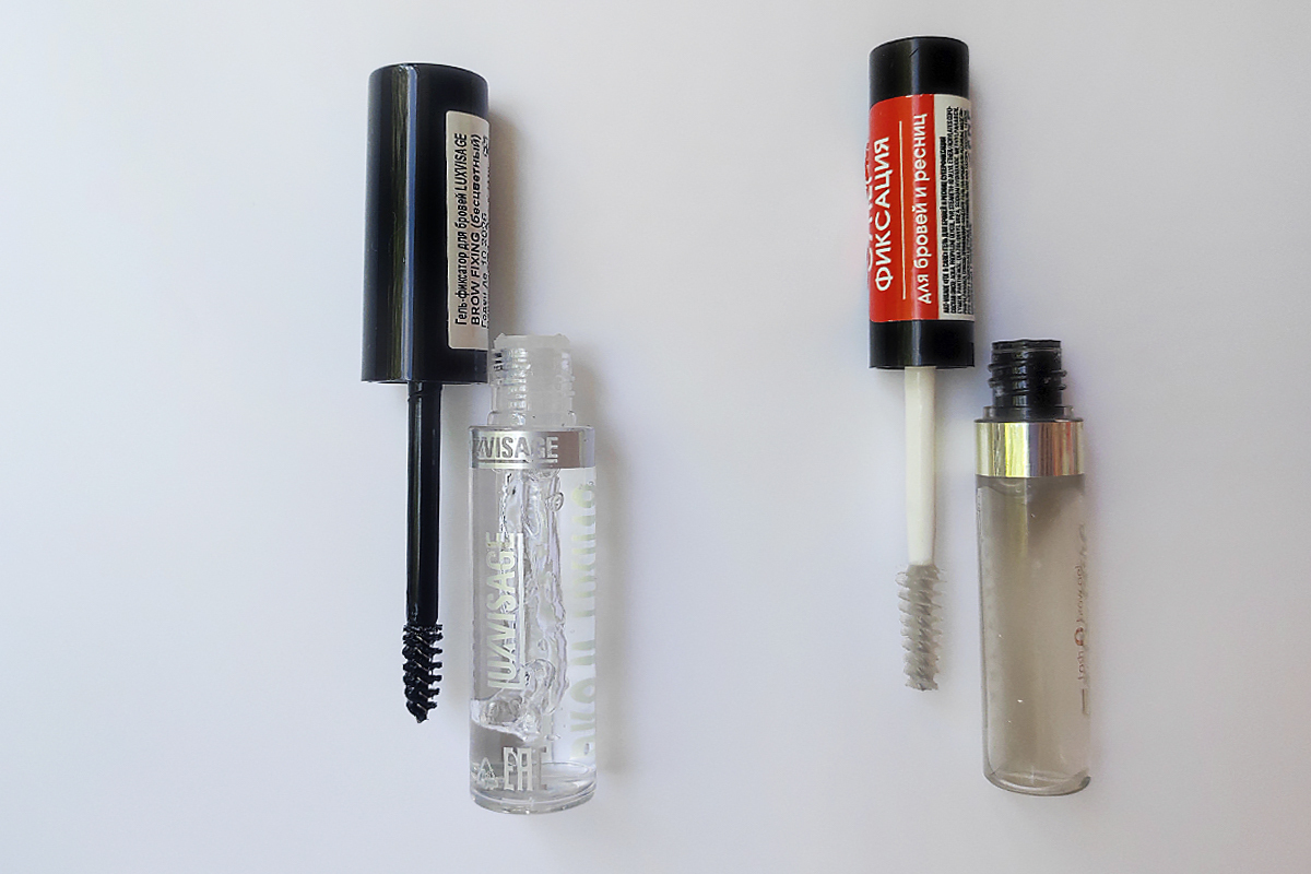 Гели для фиксации бровей: сравниваю два бюджетных геля, стоимостью до 200 рублей