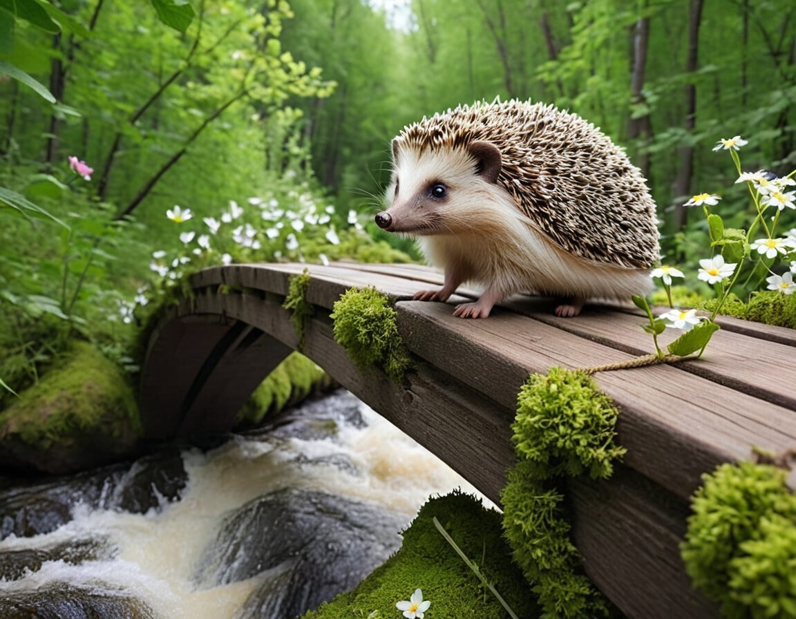 Детская сказка на ночь, как ёжик Иванушка лес спасал.