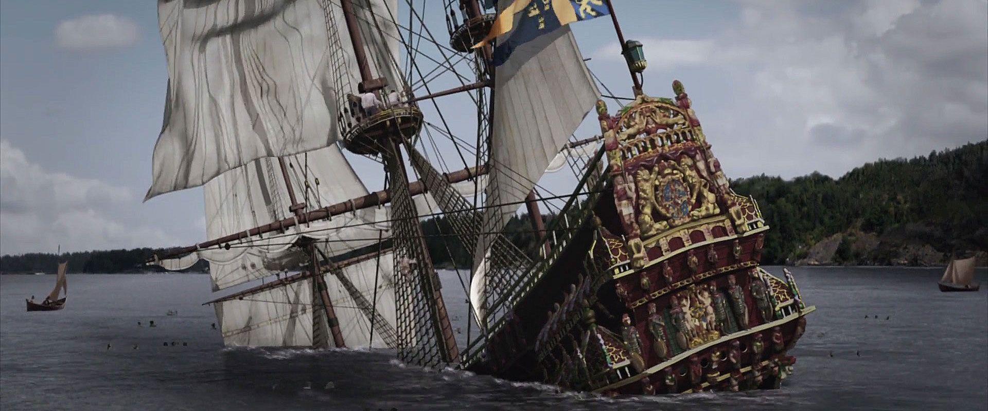 "Васа" - шведский корабль XVII века, заказанный королем Густавом II Адольфом