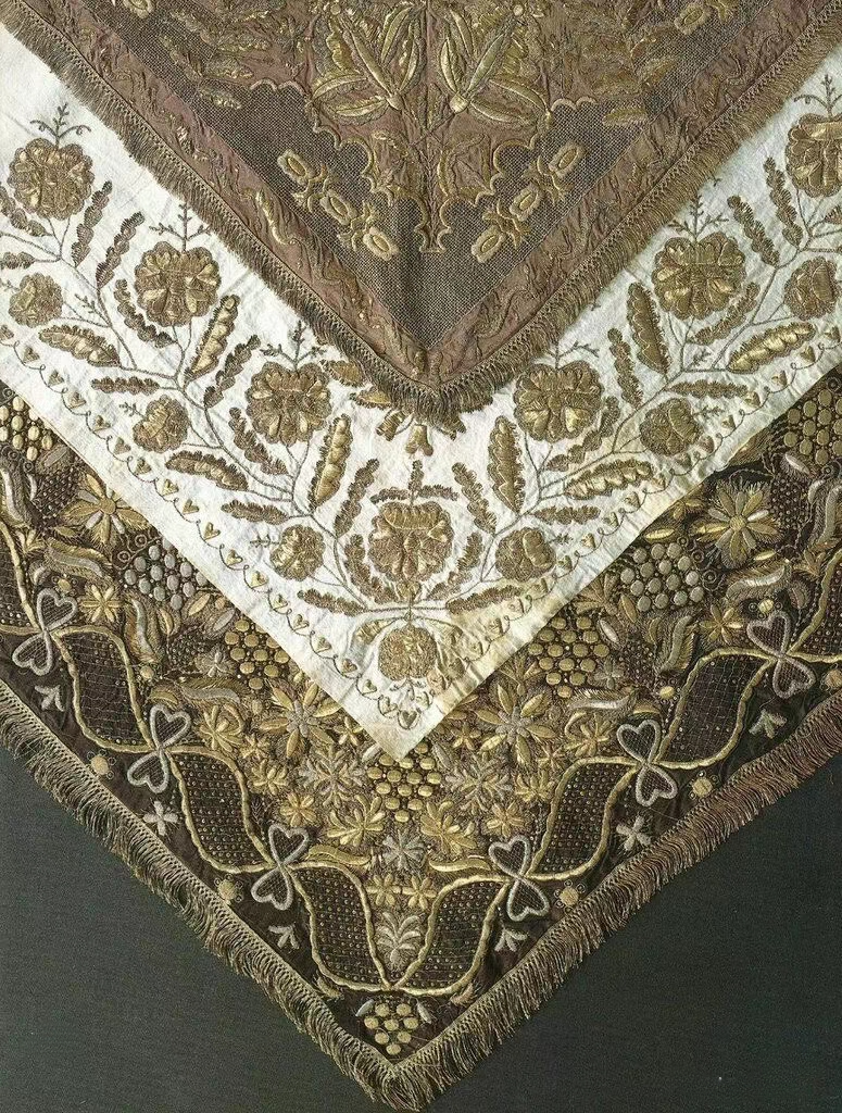 Викторианская французская вышивка