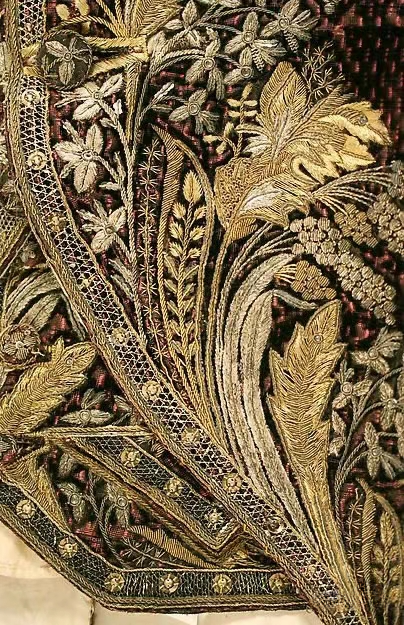 Викторианская французская вышивка