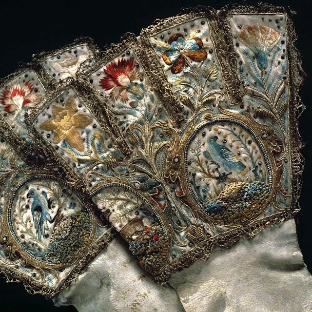 Викторианская французская вышивка