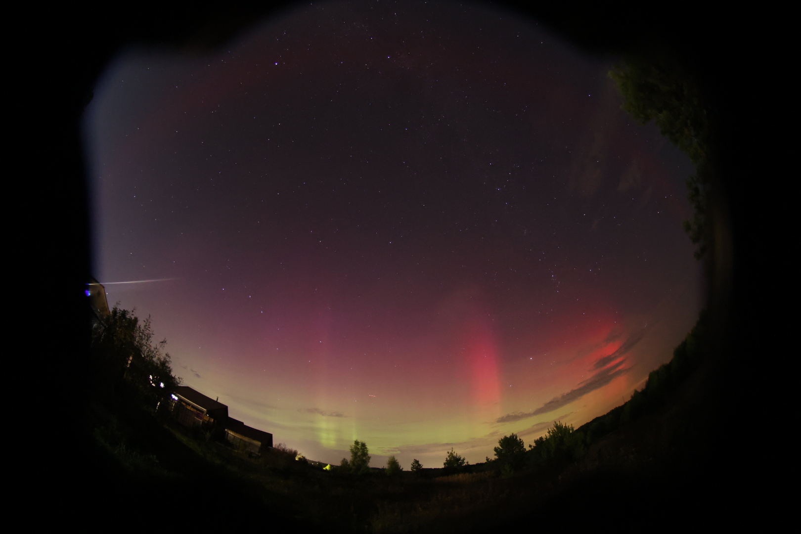 Северное сияние, 12 сентября 2024