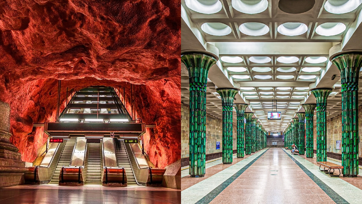 5 самых красивейших станций метро в мире