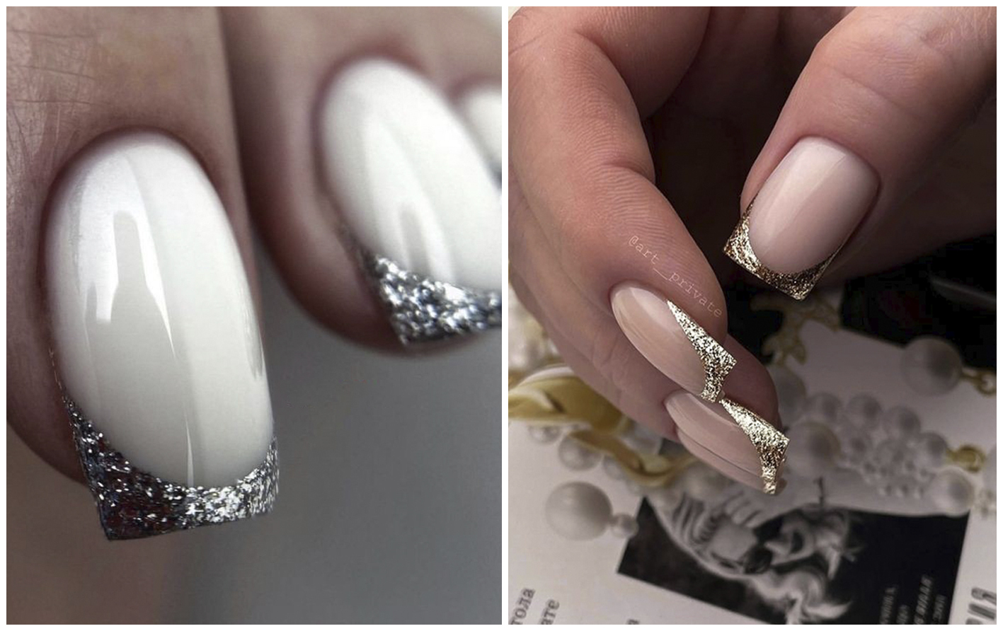 Французский маникюр в моде: +40 идей от классики до необычного исполнения