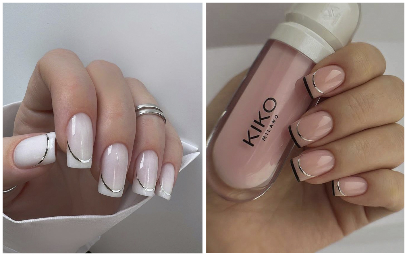 Французский маникюр в моде: +40 идей от классики до необычного исполнения