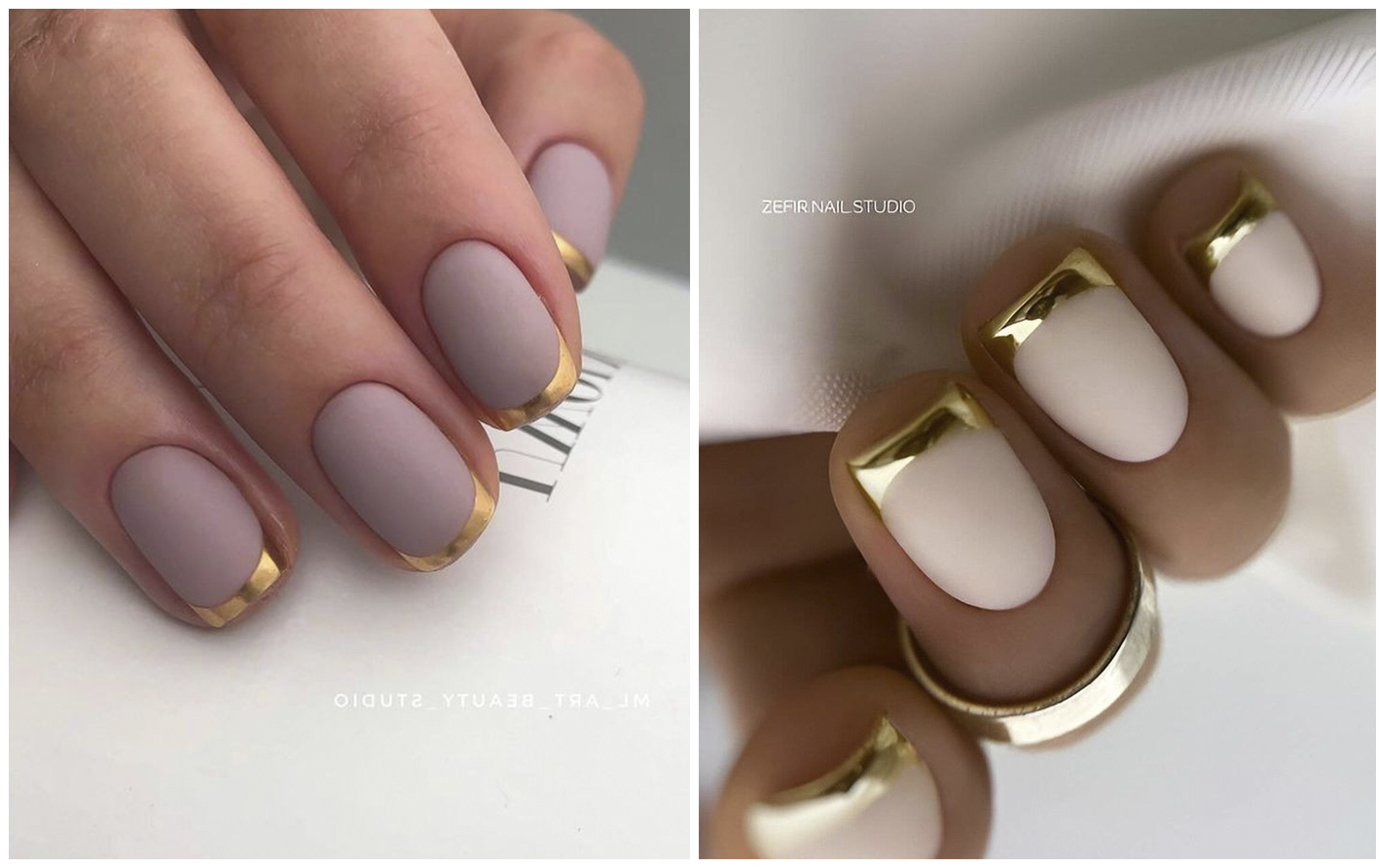 Французский маникюр в моде: +40 идей от классики до необычного исполнения