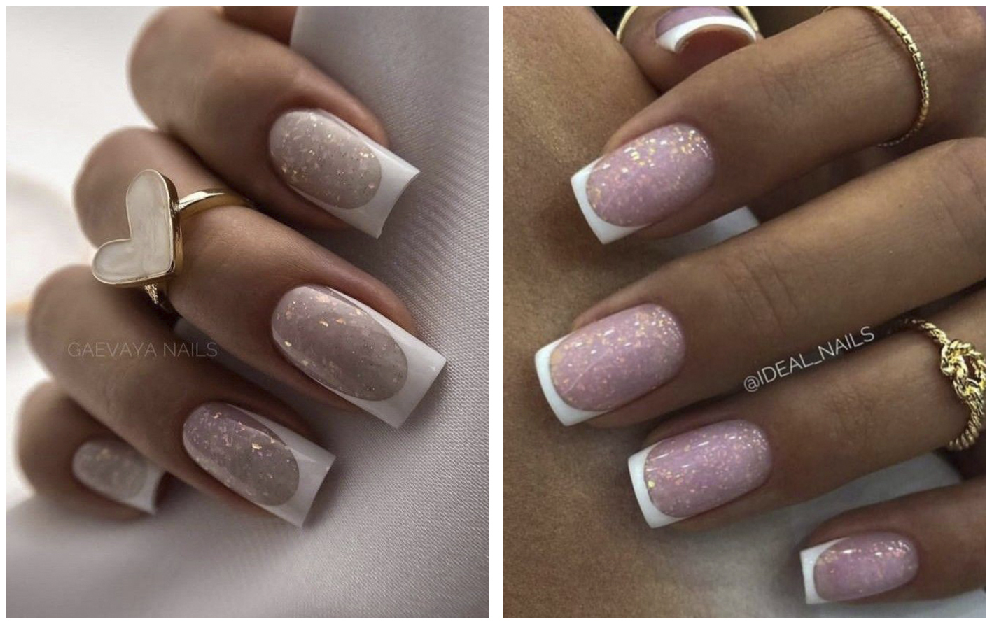 Французский маникюр в моде: +40 идей от классики до необычного исполнения