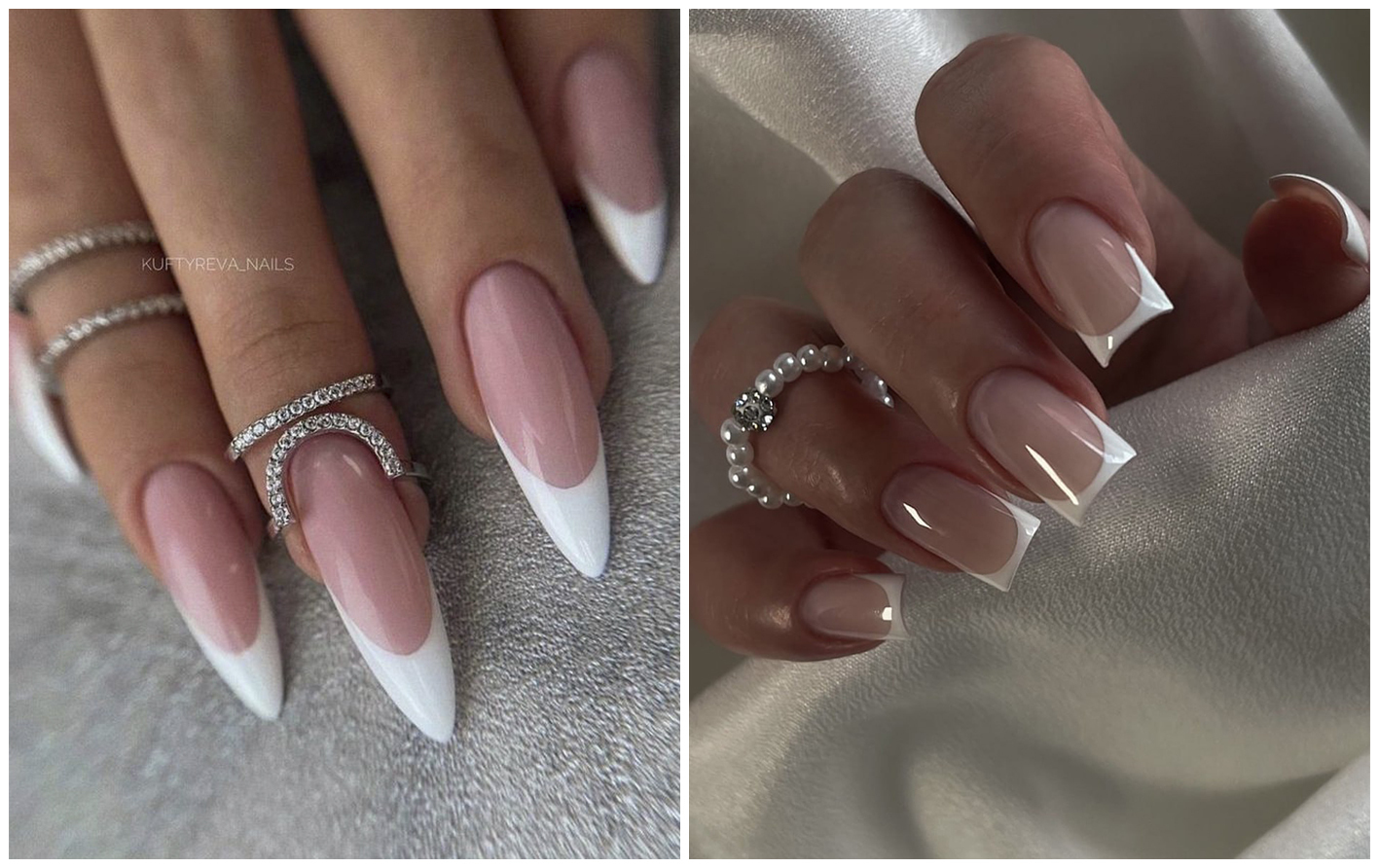 Французский маникюр в моде: +40 идей от классики до необычного исполнения