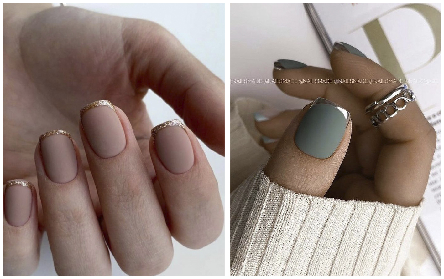Французский маникюр в моде: +40 идей от классики до необычного исполнения