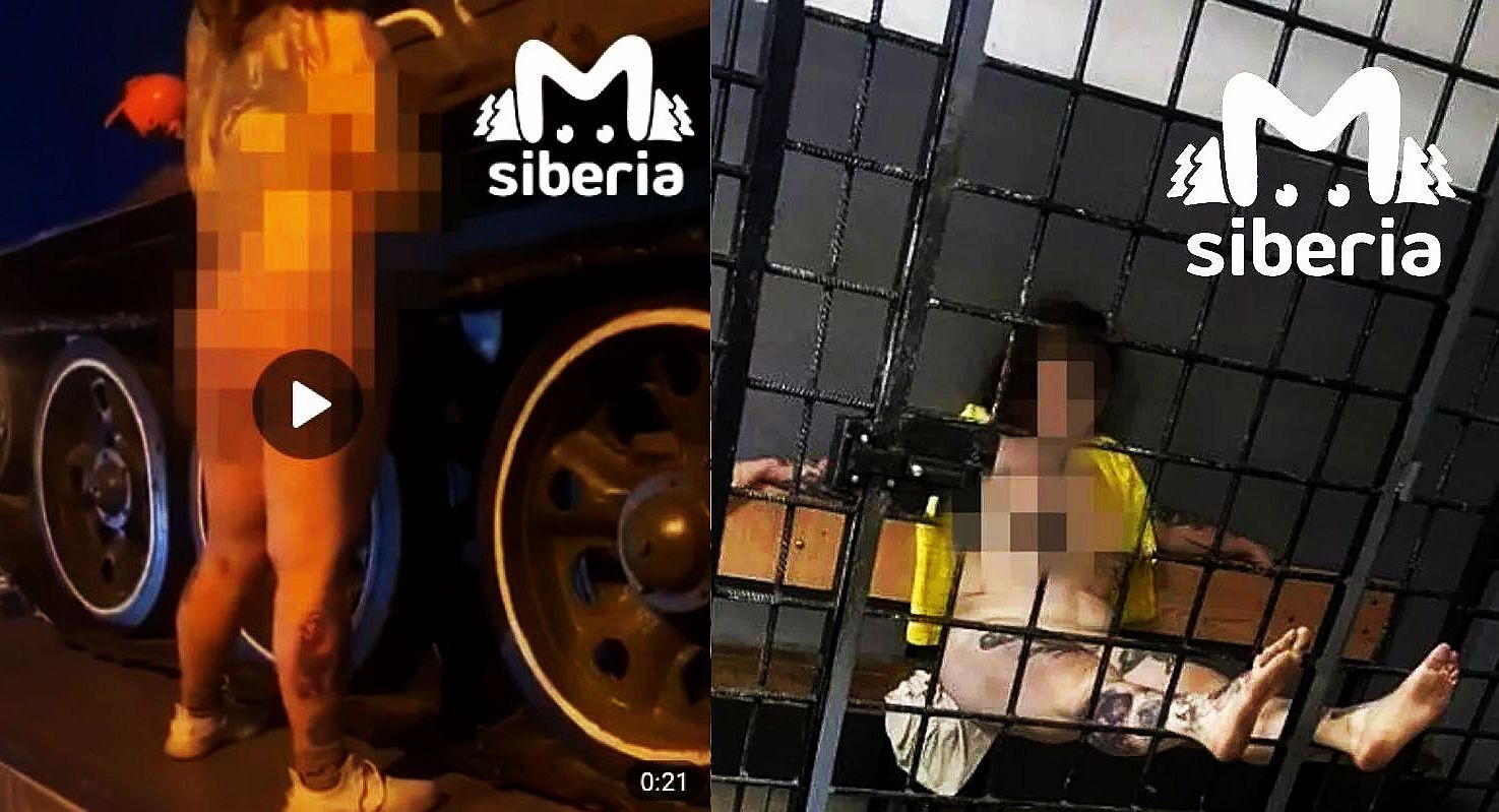 без трусов в людных местах Эй, чучело!»: Голая девка в татуировках осквернила памятник ВОВ - Танк  «Т-34». Почему всякая шваль лезет к нашим Святыням? (18+)