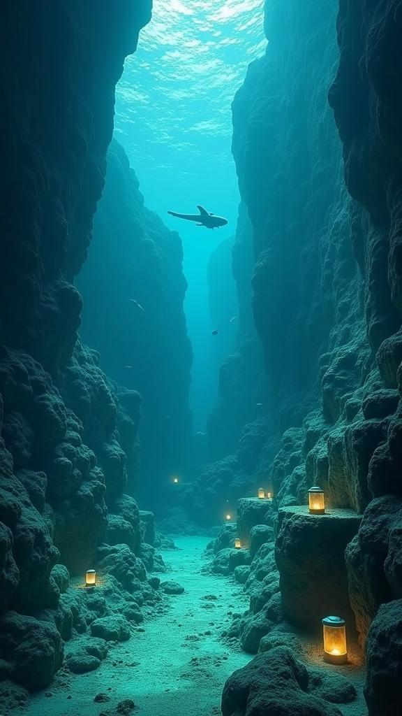 Затерянный город в глубинах океана