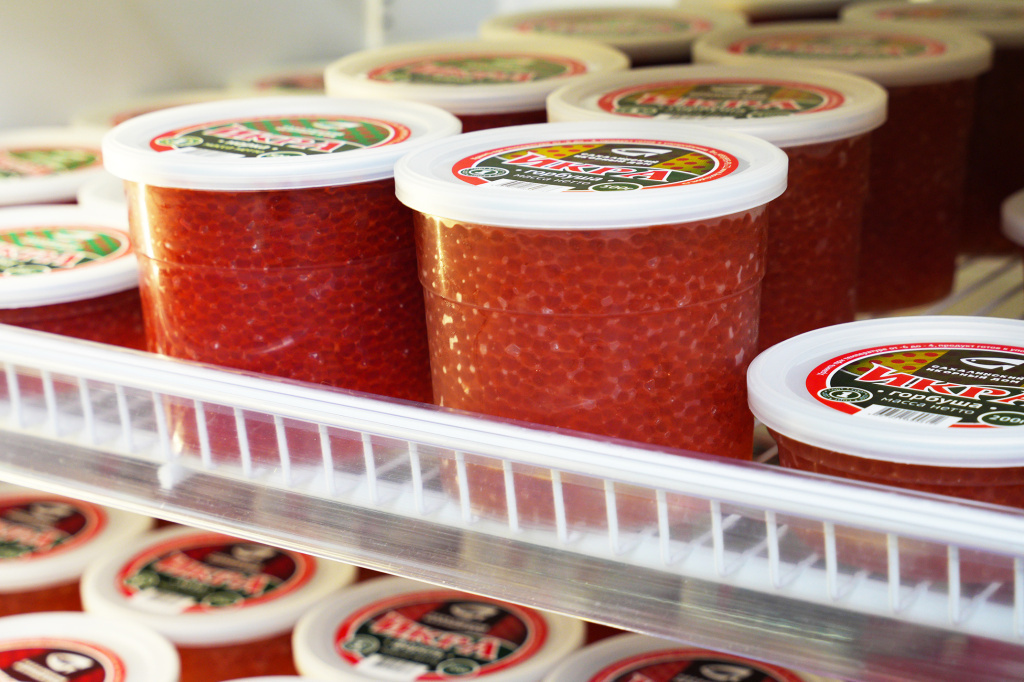 Икра лососевая . Производство: Дальний Восток и его необъятные просторы