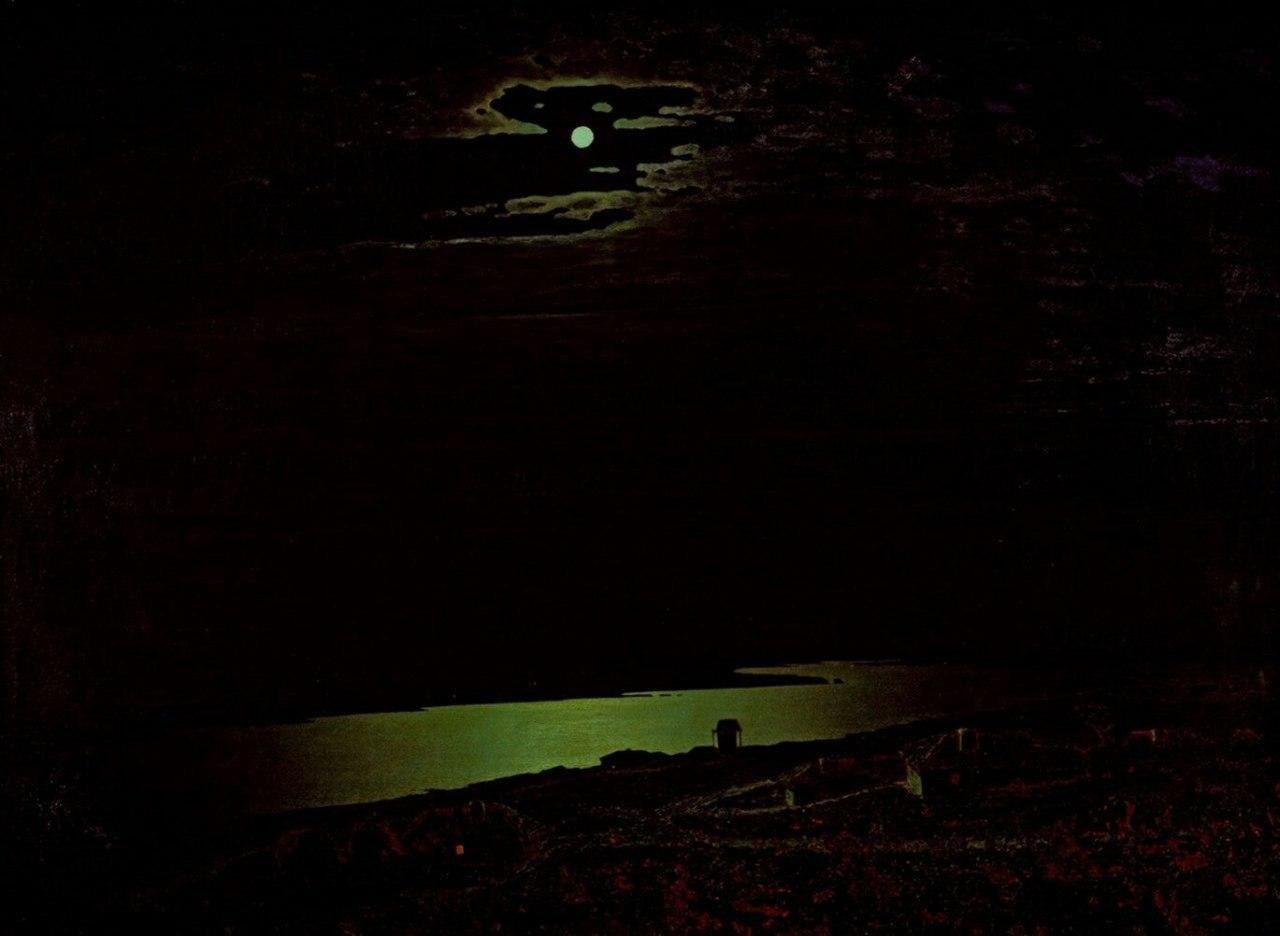 «Лунная ночь на Днепре» Архипа Куинджи. Поражающая реальностью.