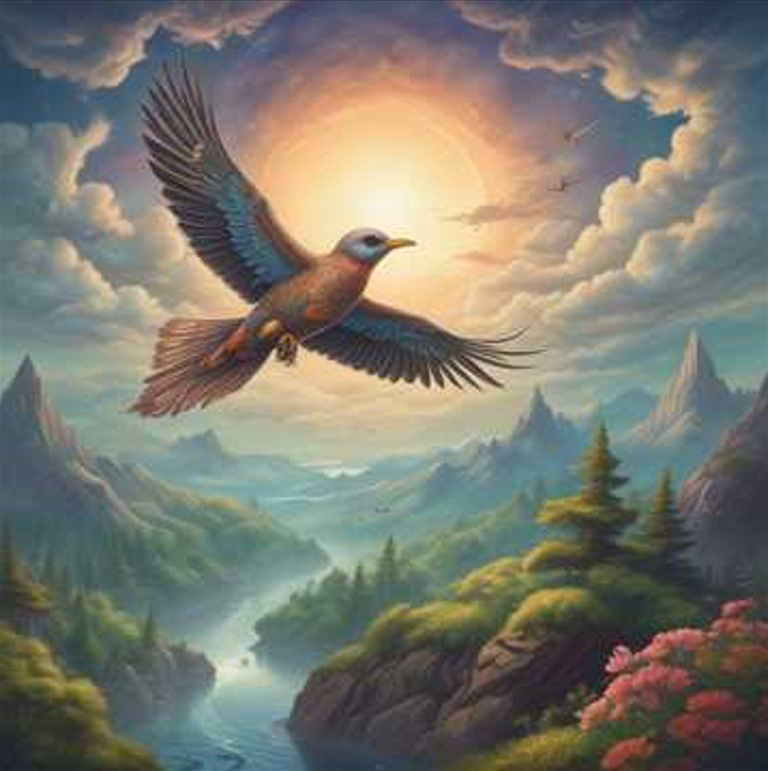 Птица счастья- где она живёт? Может, в тридесятом королевстве?