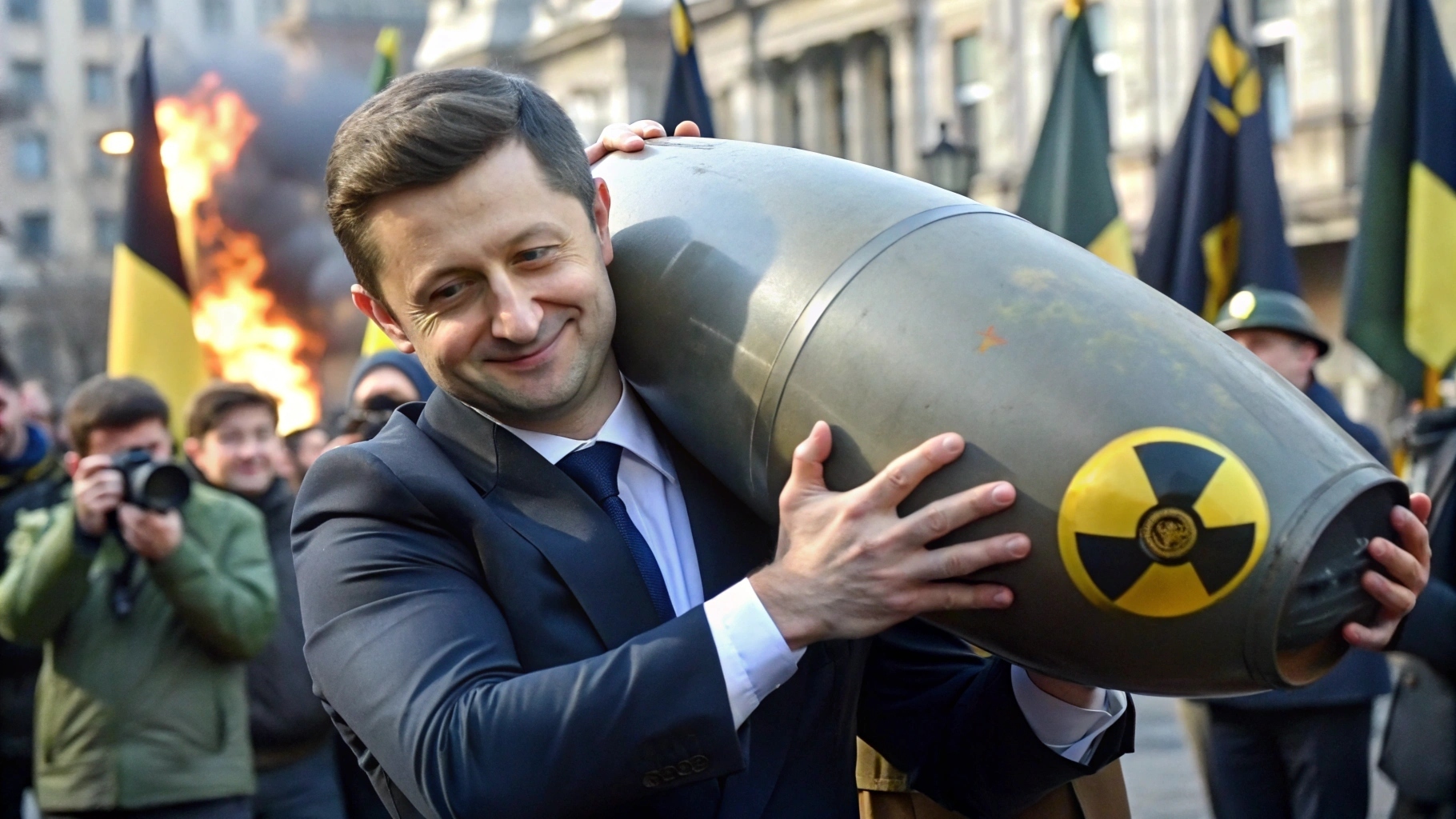 Заявление Зеленского о ядерной бомбе сенсационны и не должны восприниматься слишком серьезно