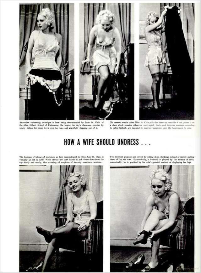 Школа раздевания 1937. Необычный рецепт спасения браков.