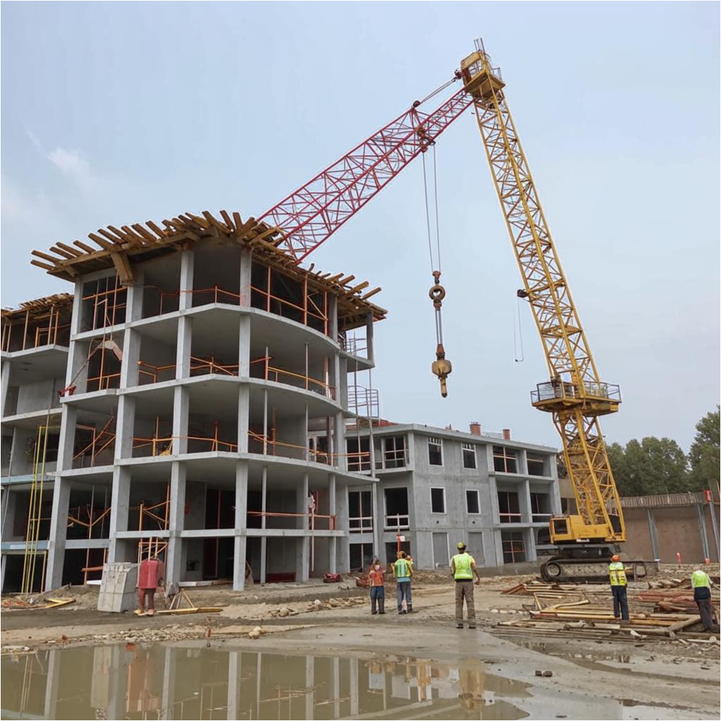 ⚡📢⚡Есть как минимум один пострадавший. На стройке на севере Москвы рухнул строительный кран