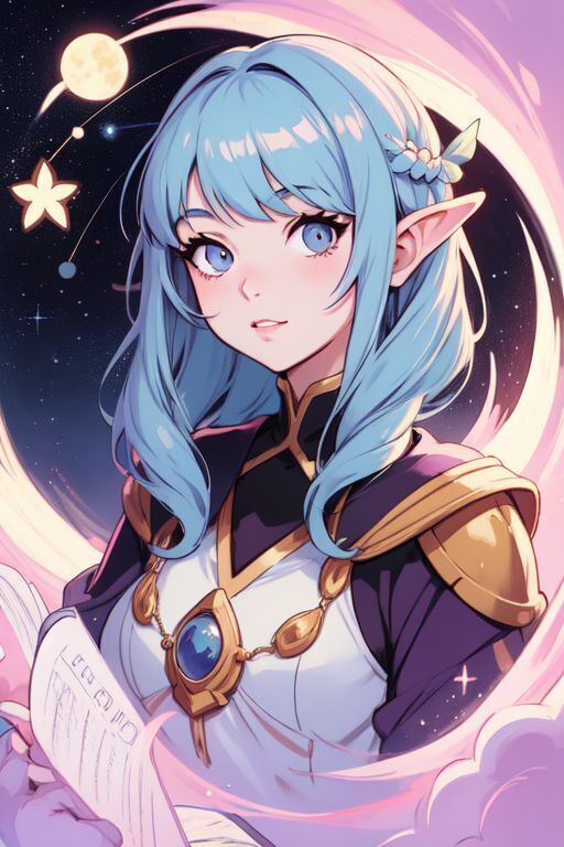 Кассандра, призывательница звезд, астроном и ученый, живущая высоко на вершине Небесного Шпиля, возвышающейся горы, пронзающей небеса. Она посвящает с