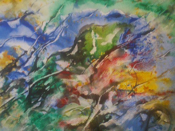 🎨🎨🎨Вернисаж от Валентины: Акварель, картина "Красное море в Египте"