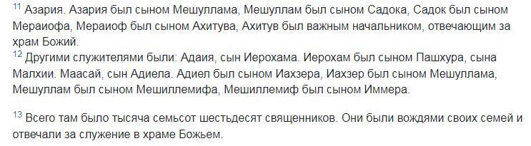 1 Книга Летописи (Паралипоменон)