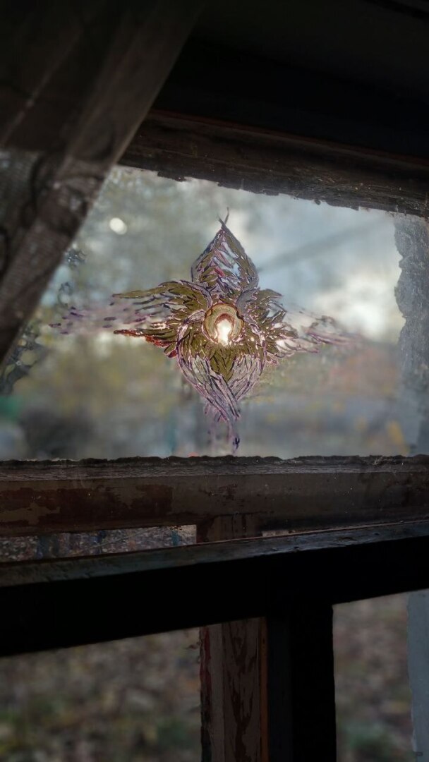 Свет в окошке. Как загорелся мой Серафим!