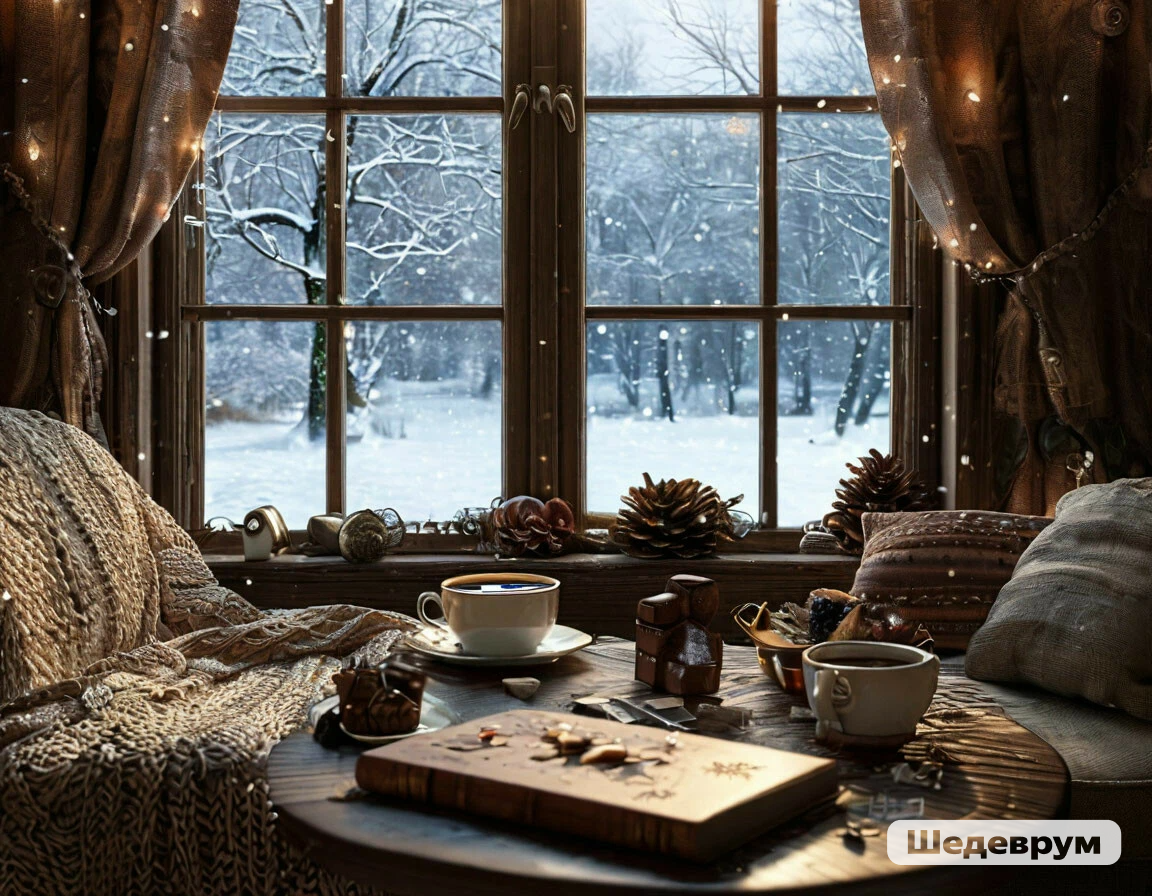 Ни зима, ни осень. Чёрно-белое время года — ноябрь. Холодно. Время имбирного чая с мёдом, шоколада и тёплого пледа...