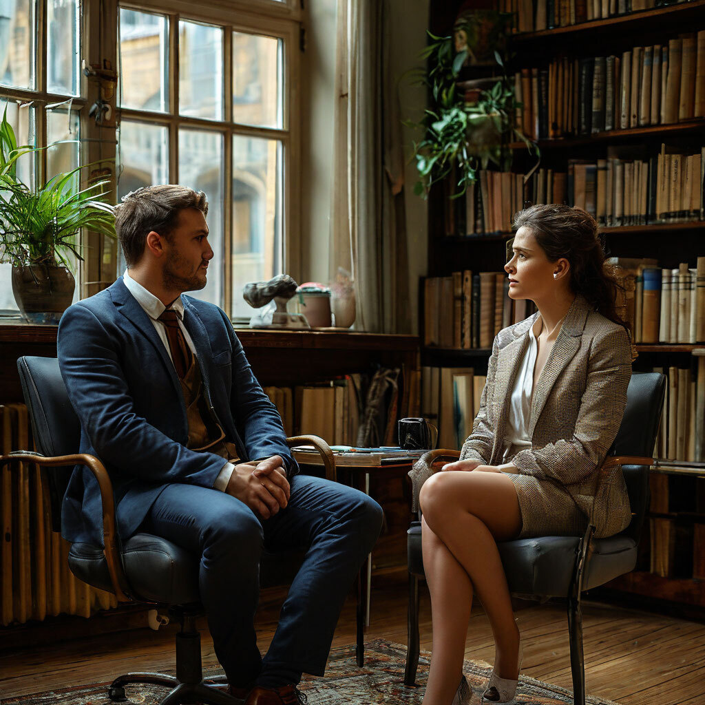 А поговорить? Развод по-быстрому больше не получится, придется долго посещать психолога