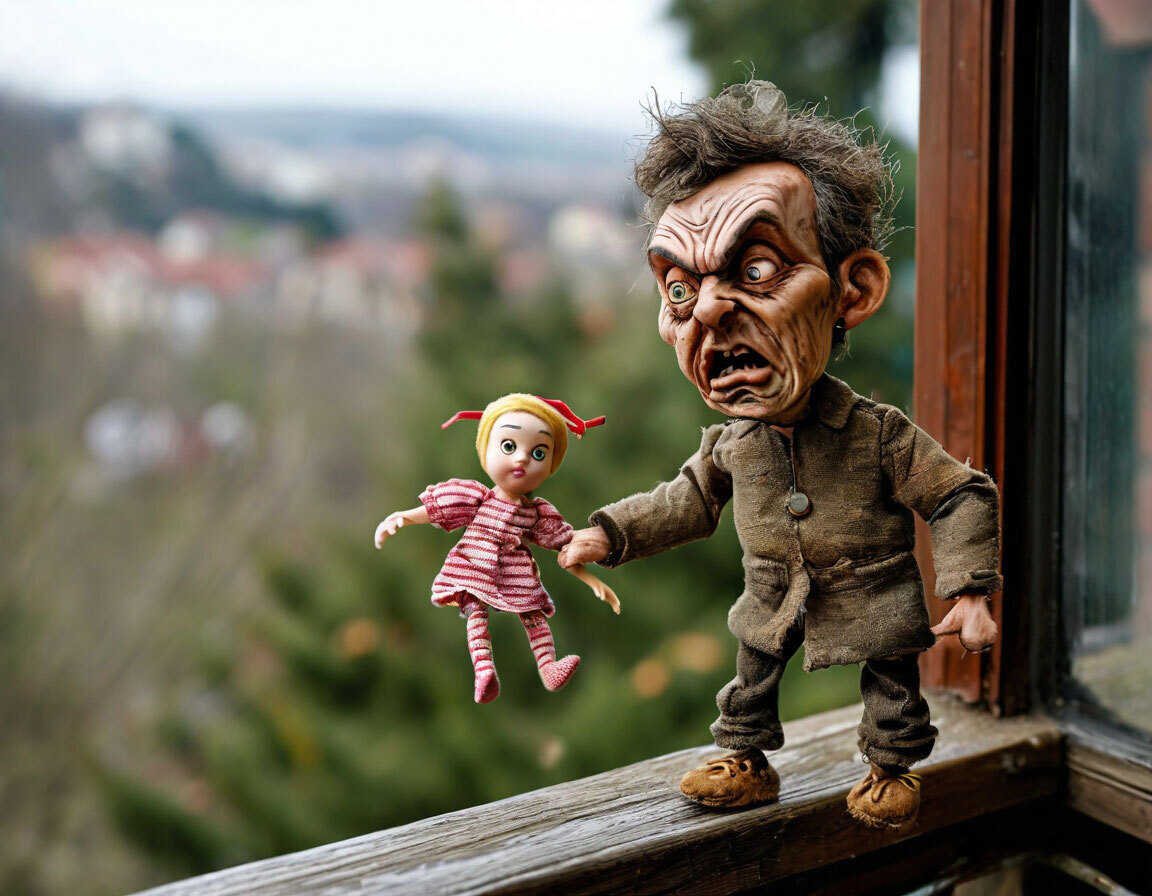 Отец-зверь: папа выбросил дочь из окна. Ему не понравилась её яркая одежда