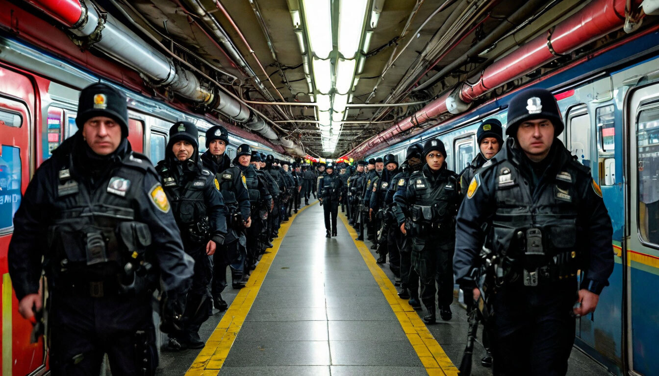 Спланированный рейд. Полиция устроила облаву на уклонистов в метро Петербурга
