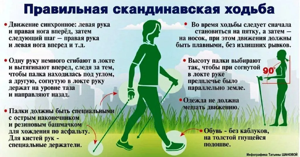 Скандинавская ходьба: секрет здоровья и долголетия