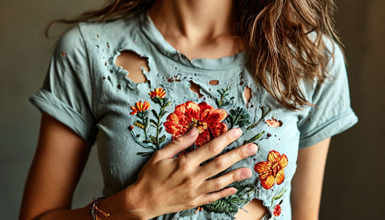 Зашивайте дыры на душе цветами